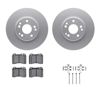 R1 Concepts WDWH1-63013 Brake Rotor- Carbon Coated W/ Ceramic Pads & Hdw